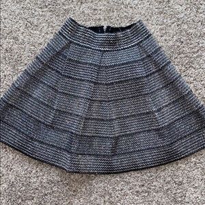 Silver sparkly skirt